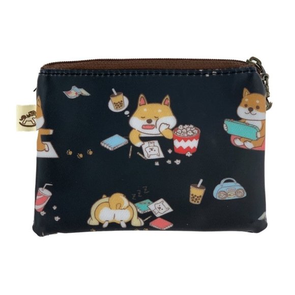 Waterproof Shiba Coin Purse Keychain Pouch Holder - Picture 2 of 8